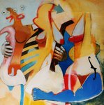 Een kat heeft negen levens. Hier een aantal werken uit de vorige levens van MIDAS. Het werk is daarom gevarieerd, niet te koop en de afbeeldingen zijn van matige kwaliteit ten gevolge van roestige foto's uit een wazig verleden.