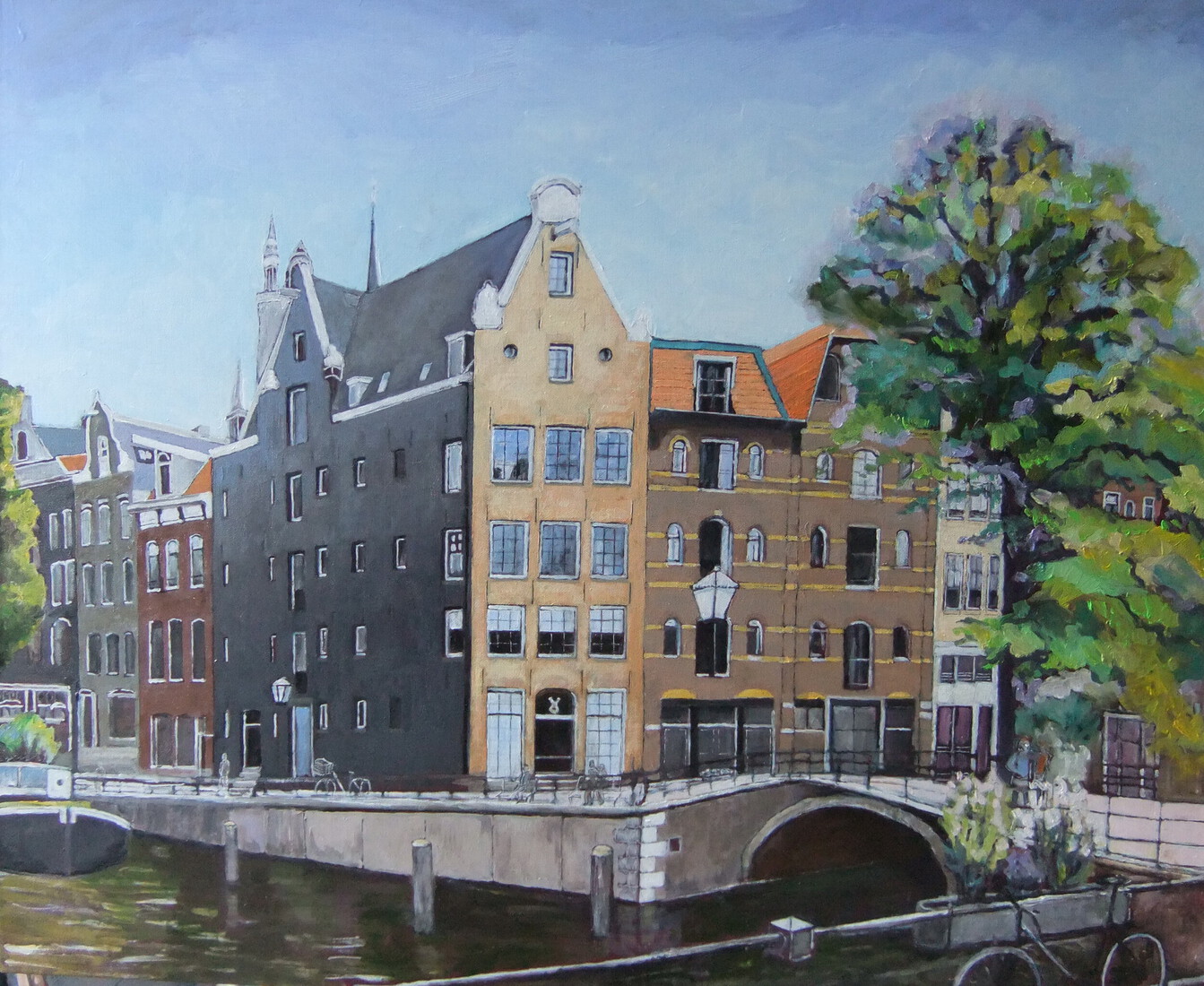 Pakhuis Amsterdam e.o. hoek Korte Prinsengracht en Brouwersgracht Amsterdam