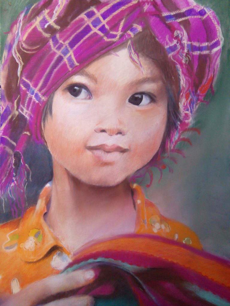 Portret in pastel