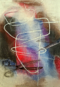-Paintings made with particularly acryl paint with a lot of structure. - Drawings