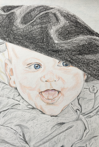 Een kinderportret is voor mij gelukt als de ogen 'spreken'.