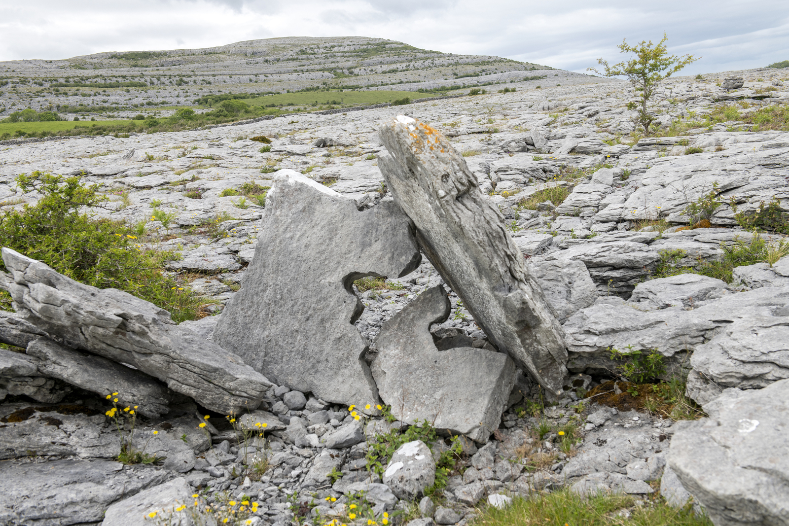 Steenformatie op de Burren