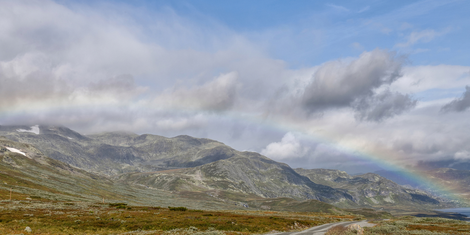 Een regenboog in Jotunheimen