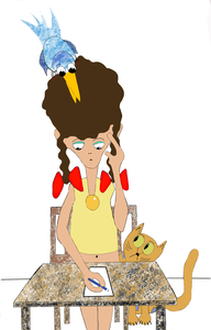 Een boekje over een transgender kind, Grixy Grootoor, met tekst en digitale illustraties.
GG legt overal zijn/haar oor te luisteren en wordt in zijn/haar observaties bijgestaan/ bevraagd/gecorrigeerd door Neelie, een spotlijster en Tommytummy, een poes/kater die het onderling nooit eens zijn met elkaar maar 100% solidair zijn met GG.