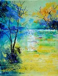Landscape of the Begian Ardennes, of Provence and Tuscany