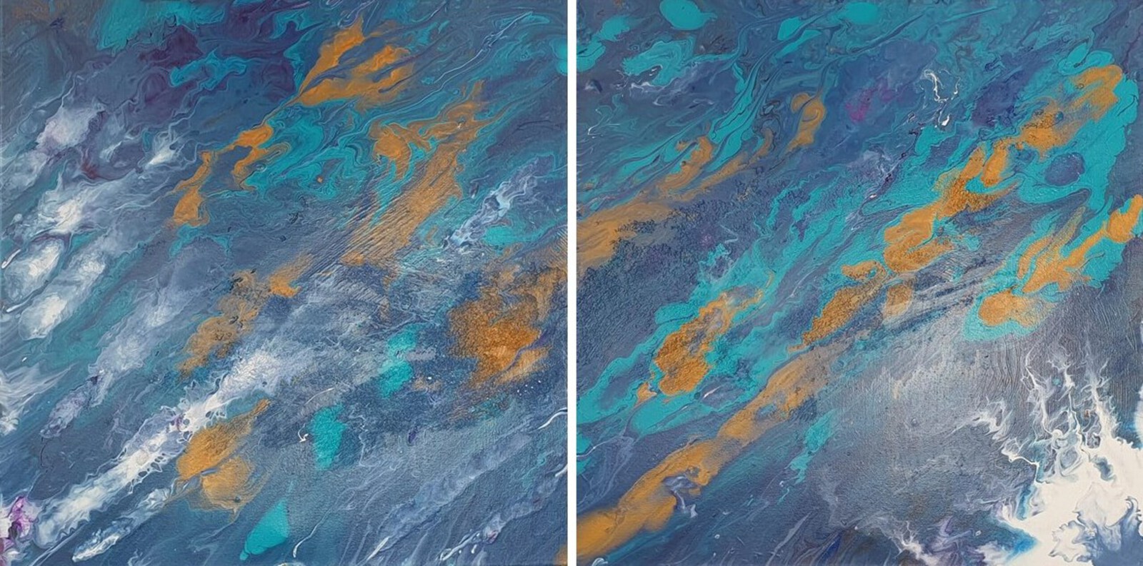 Diptych Flowing