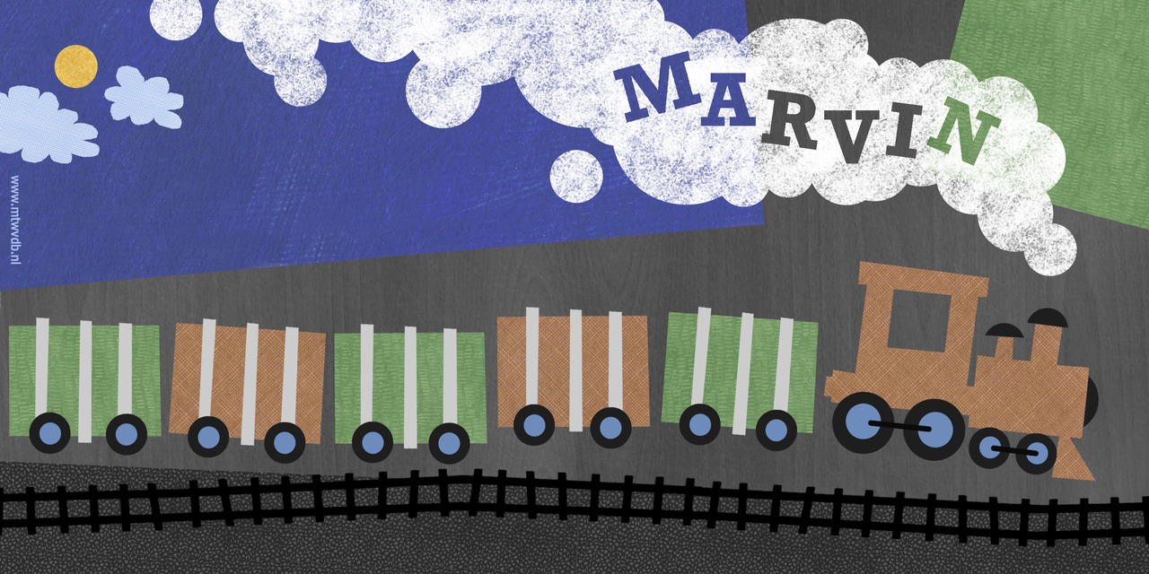 geboortekaart MARVIN