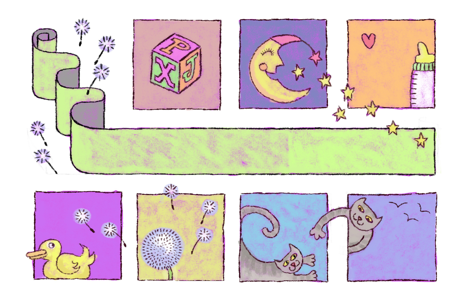 geboortekaart SOPHIE illustratie 2
