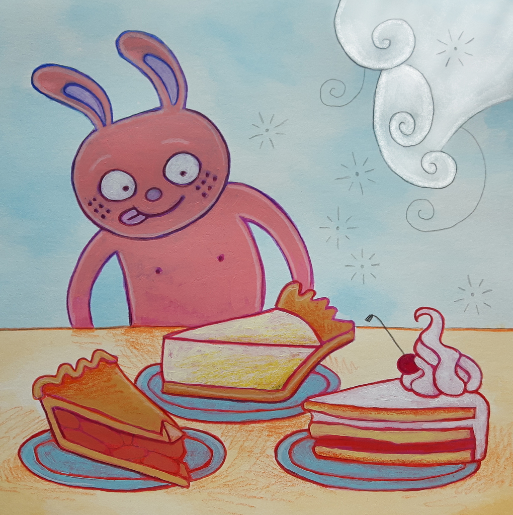 taart eten