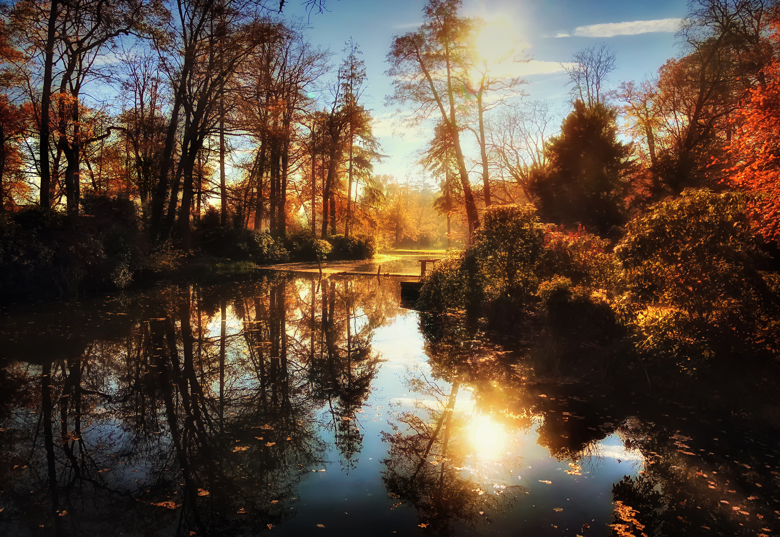 Calm Autumn of Denekamp