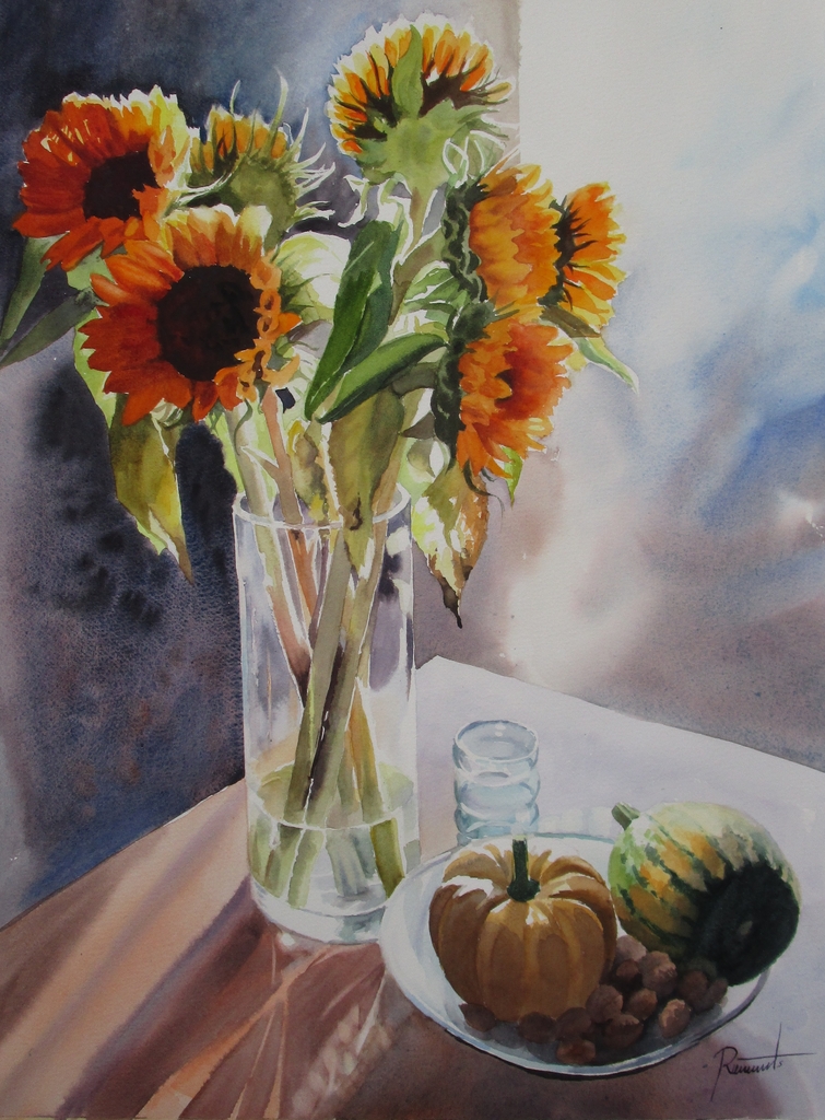 zonnebloemen