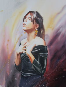 klank , kleur en beweging 
(maat is incl. passe-partout)