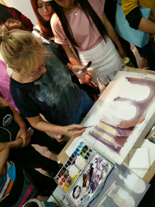 Aquarel demonstraties