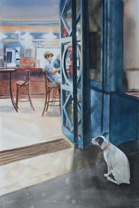 portretten van mensen en hun dagelijkse bezigheden