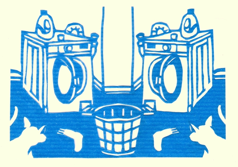 47 Wasje draaien