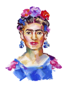 Here you find art works that I made with oil pastels. Impressionistic in happy bright colors.