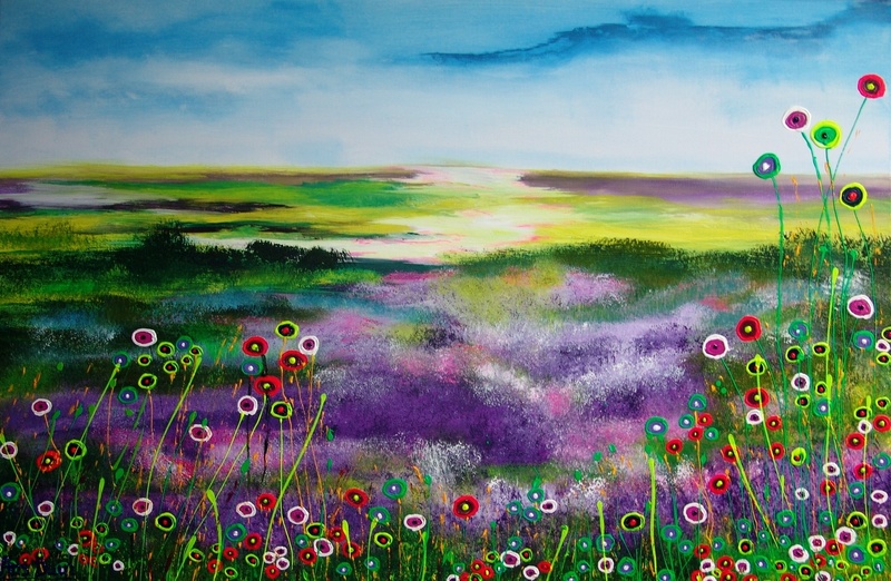 Fields of purple