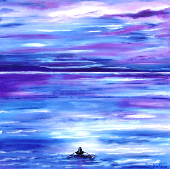 Bijna thuis....(rowing home)