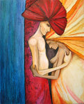 Acryl/mixed media op doek uit 2007