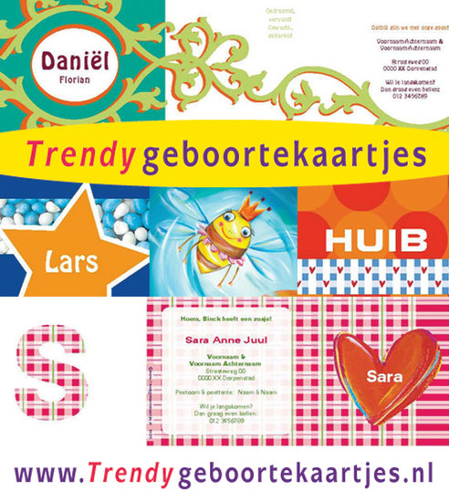 Hippe geboortekaartjes : www.trendygeboortekaartjes.nl * hippe, trendy geboortekaarten aparte geboortekaartjes hip bestellen nieuwe geboortekaarten
