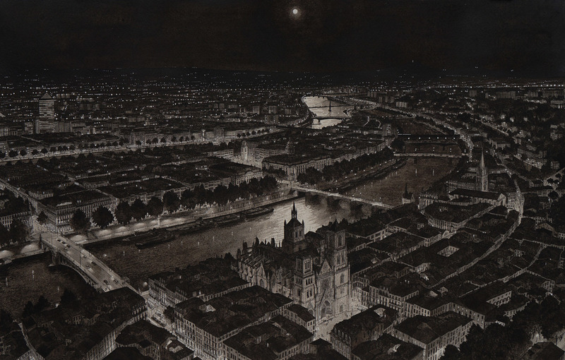 Lyon bij Nacht
