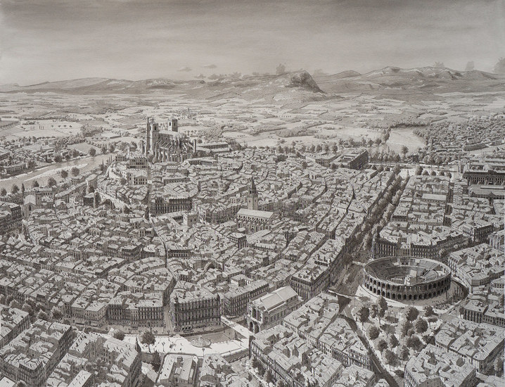 Stad in de Languedoc