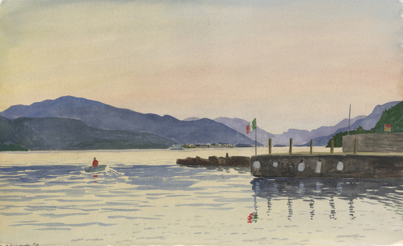 Avond aan Lago Maggiore