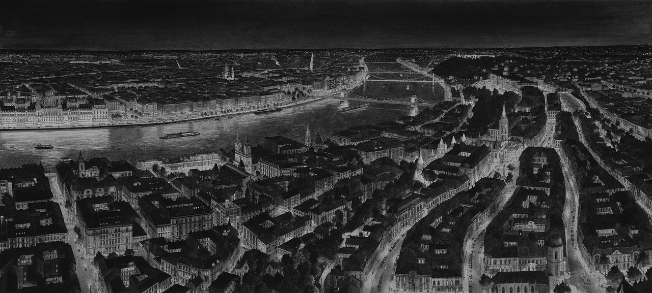 Budapest bij Nacht