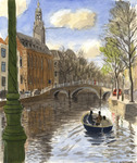 Een serie Nederlandse landschappen in Aquarel.