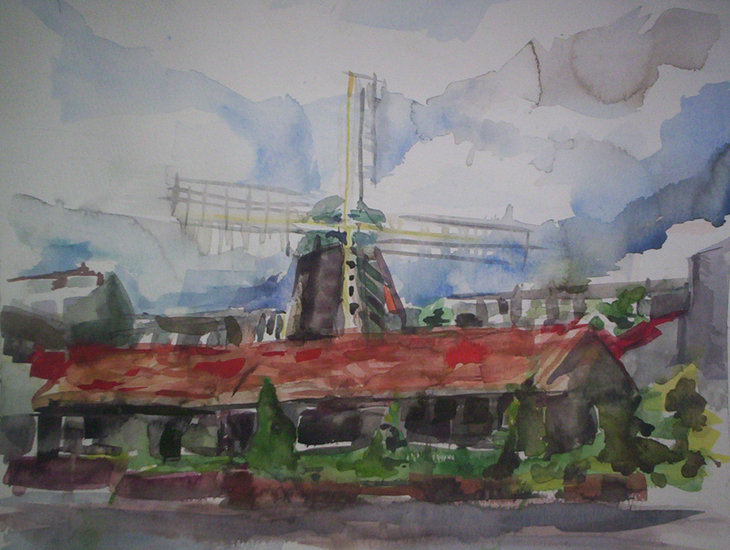 Houtmolen 'de Otter' 2