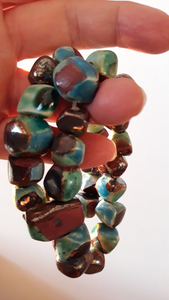 Ceramic and glass jewelry
