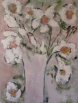 Bloemen in acryl op doek