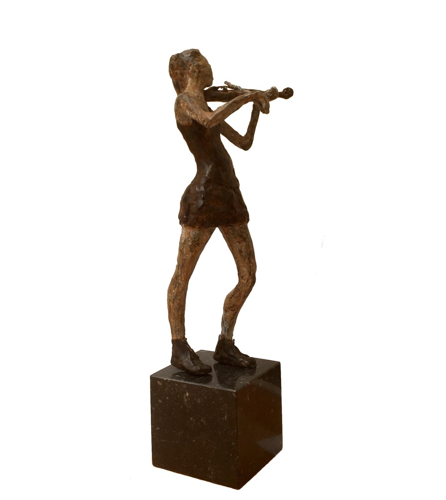 She plays the violin