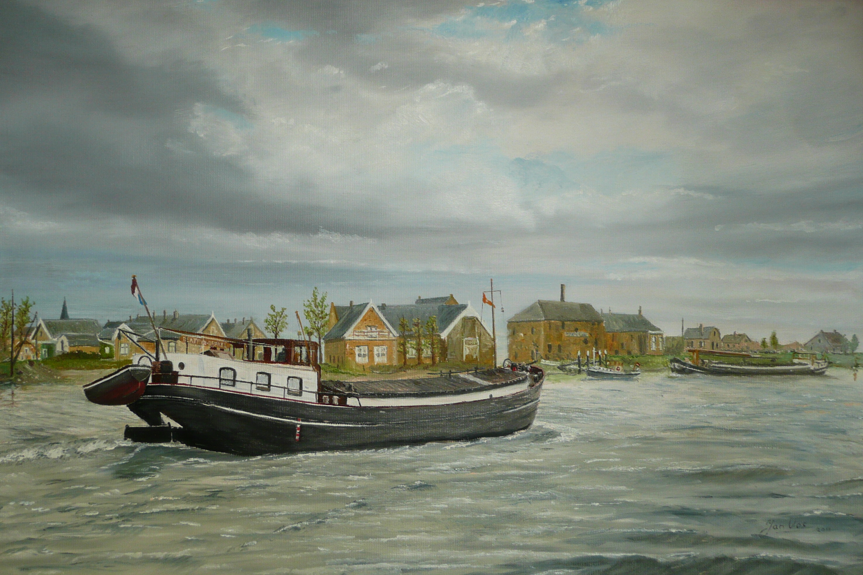 Het motor klipperschip Beatrix