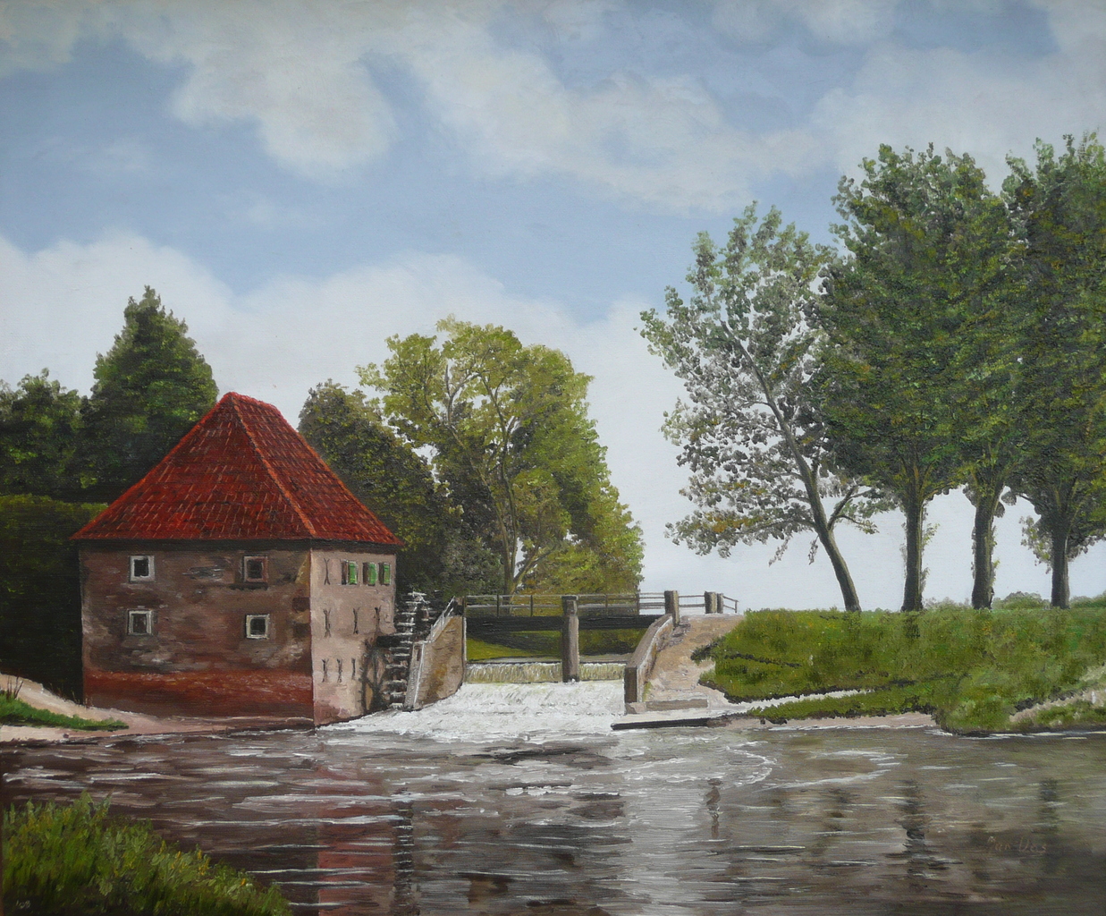 Watermolen aan de Berkel bij Eibergen