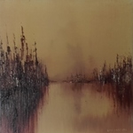 Kleine schilderijen in olie op canvas, linnen of geschilderd op paneel