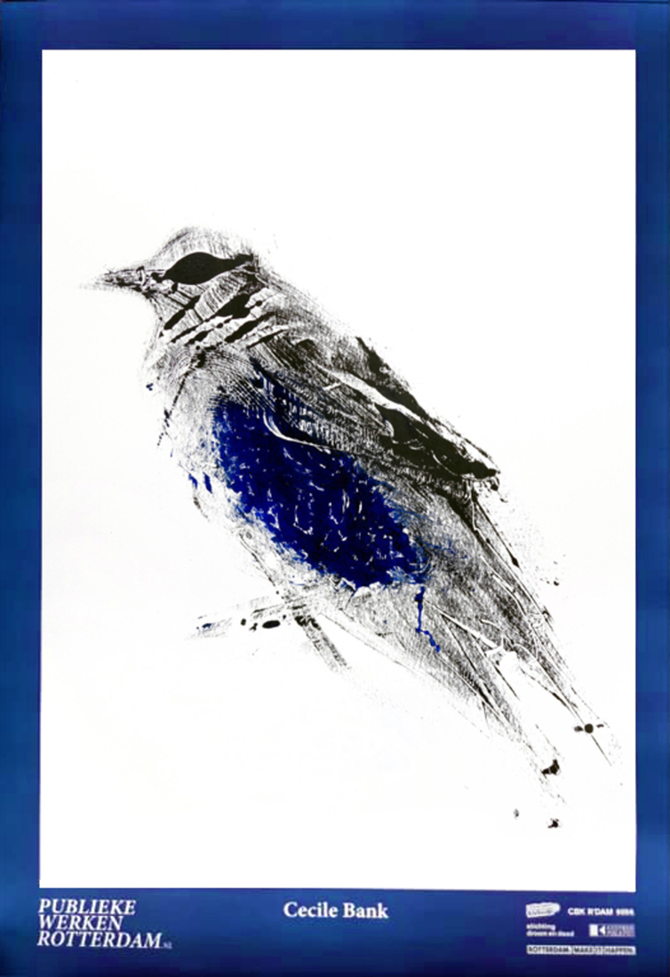 Poster (A0) met monoprint