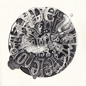 Geschreven woord met een beetje beeld.