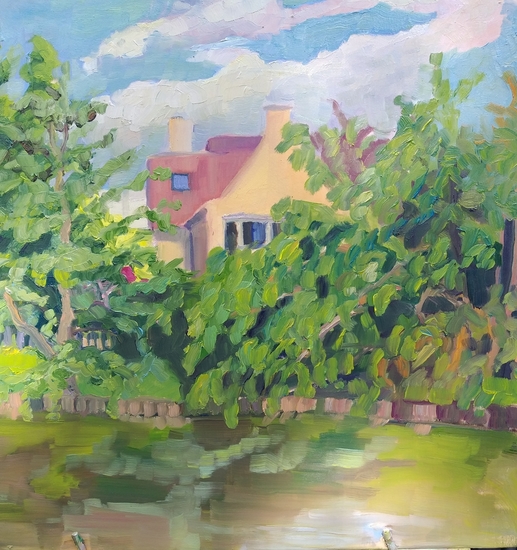 Beatrixpark, het gele huis