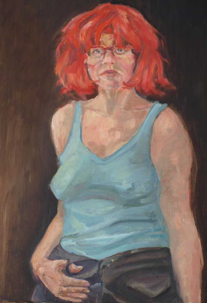 Zelfportret met pruik