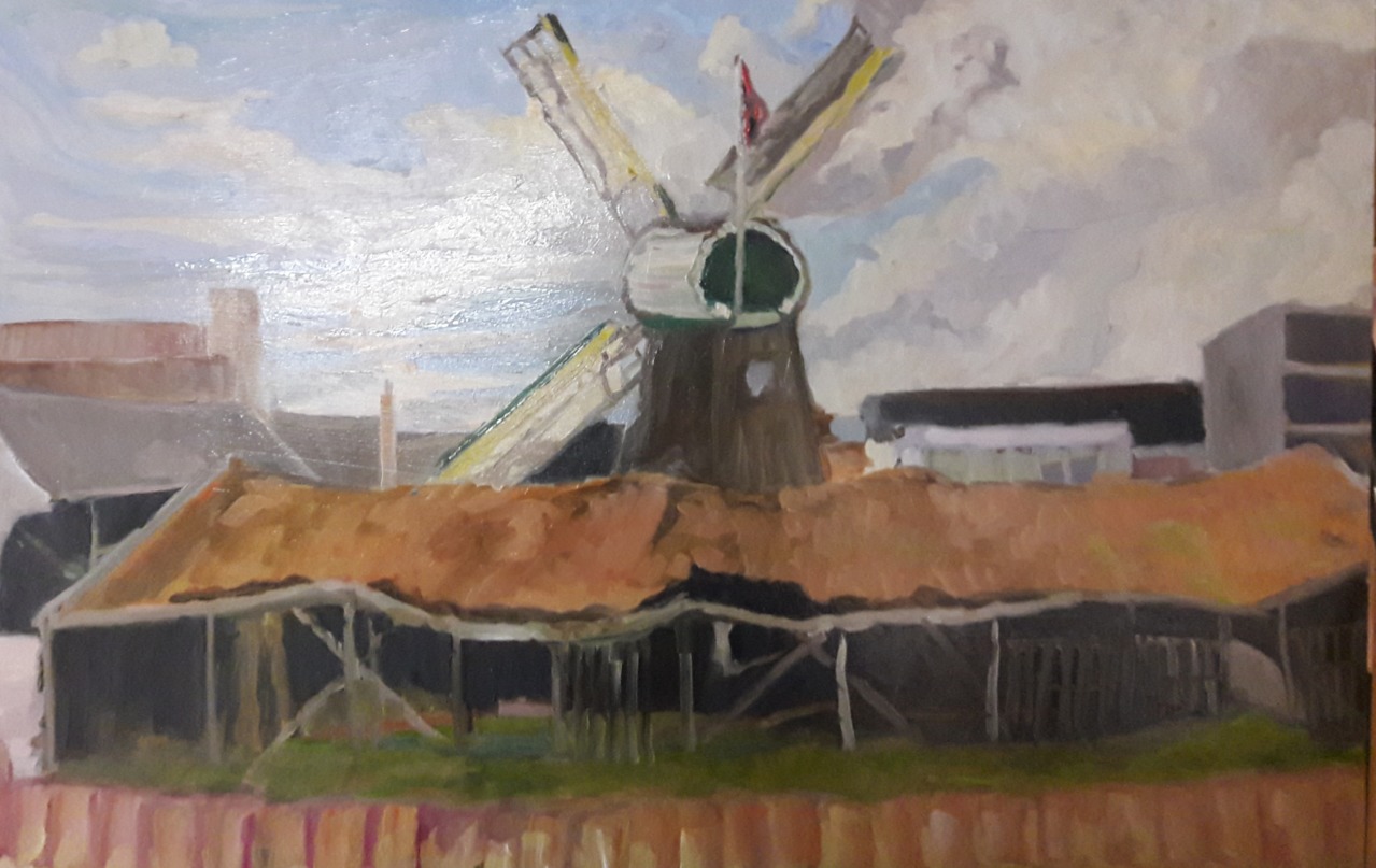 Houtmolen in Westerpark