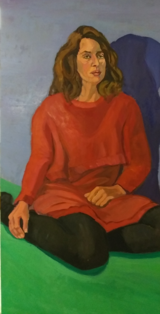 Vrouw in rood 3