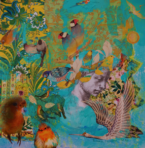 Een vervolg op de Sprookjes serie uit 2018. Nu met collage en gezichten erin verwerkt.
Een geweldige combinatie van magische fantasie en gelukkige emoties.
Gemaakt in  Torre del Mar 01 - 05  winter 2020.
-----------
A continuation of the Fairy tale series from 2018. Now with collage and faces incorporated.
A great combination of magic fantasy and happy emotions.
Made in Torre del Mar 01 - 05 winter 2020.