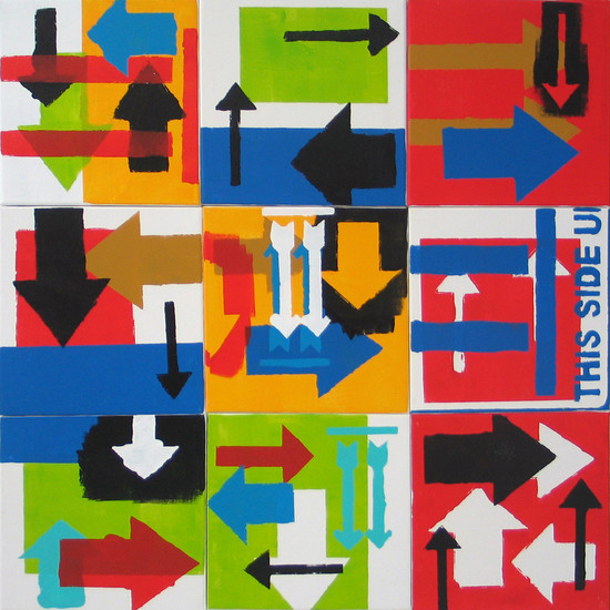 Pijlen - this side up