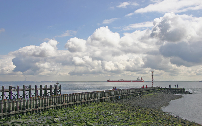 Wachtend op de loods