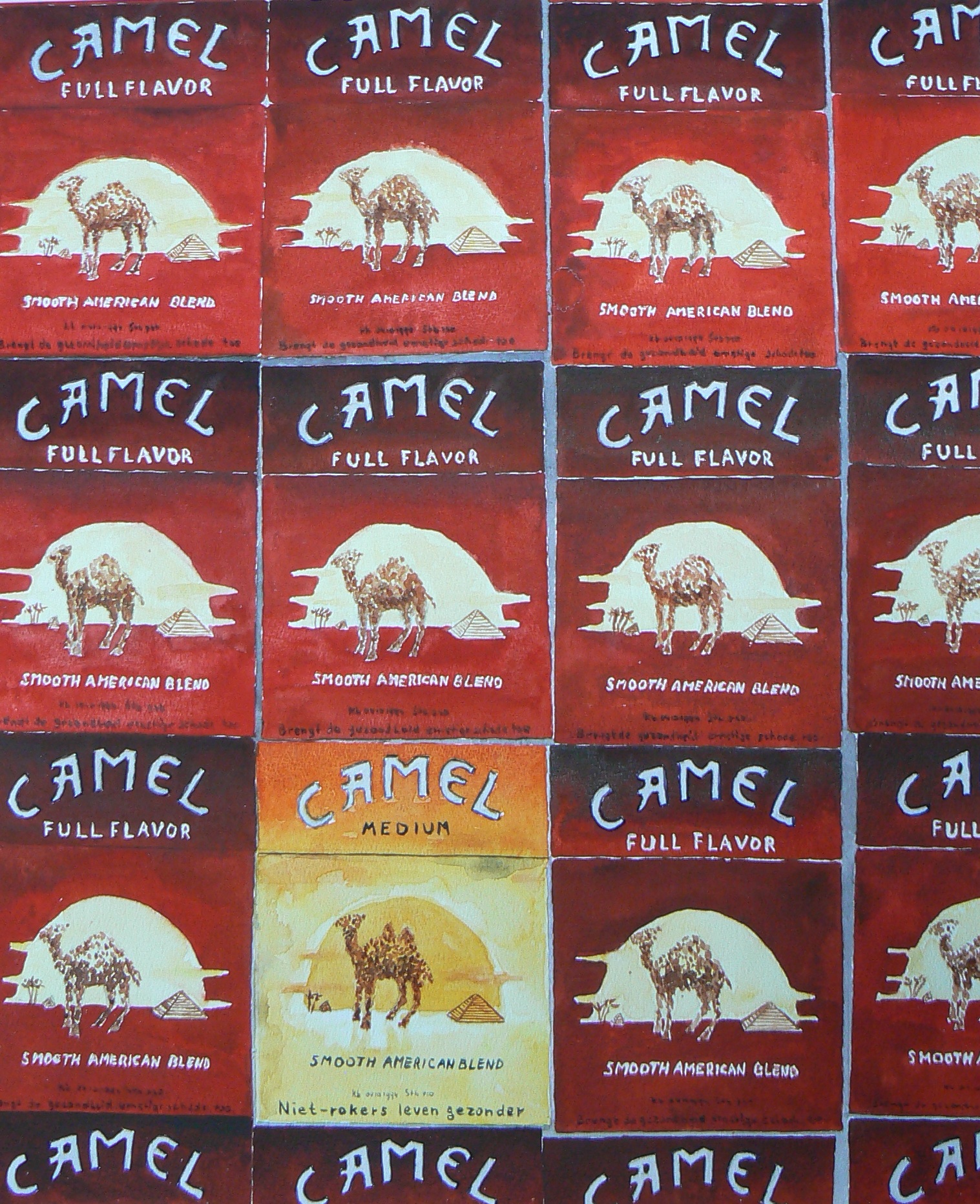 Camel rood