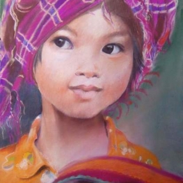 Portret in pastel Portret in pastel