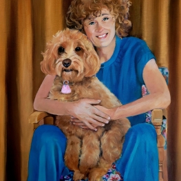 Portret Tineke en Sientje Portret Tineke en Sientje