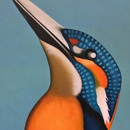 Portret van een IJsvogel Portret van een IJsvogel