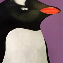 Portret van een pinguin Portret van een pinguin